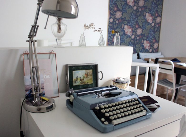 machine à écrire, appartement Chrysoline de Gastines